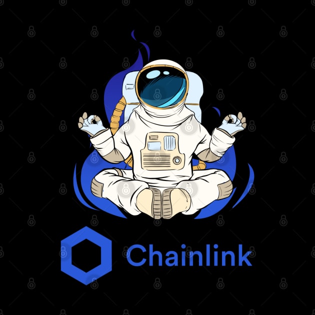 Chainlink coin Crypto coin Cryptocurrency by JayD World