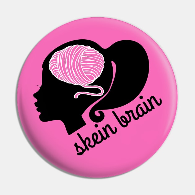 Skein Brain Pin by inkerdoo