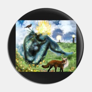 The Loneliness of the long Distance Summer or The Light from Houses [Digital Fantasy Figure Illustration] Pin