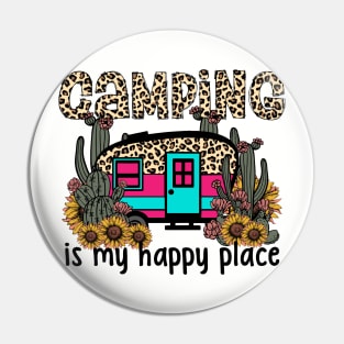 Camping is My Happy Place Pin