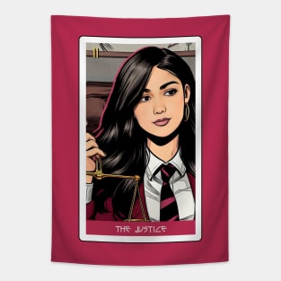 the justice - house of anubis tarot card Tapestry