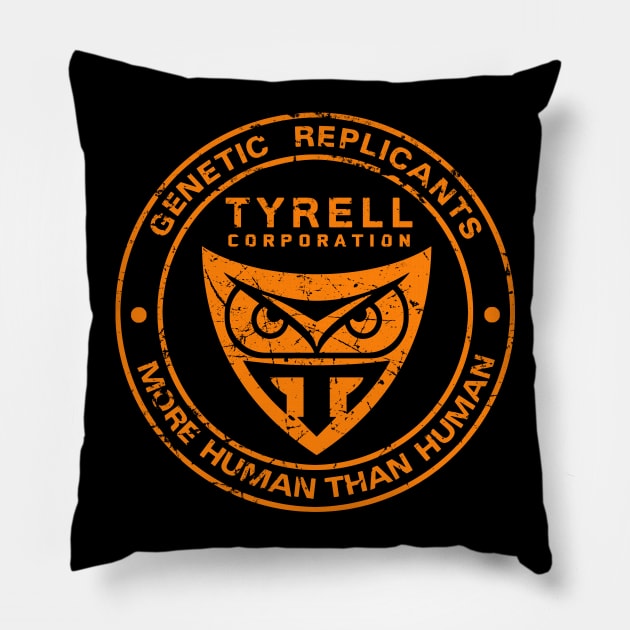 Tyrell Corporation Pillow by Anthonny_Astros