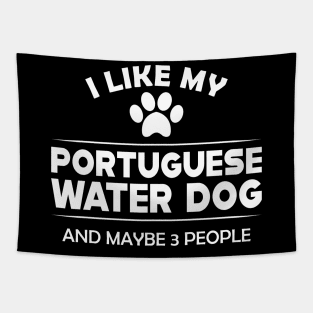 Portuguese water dog - I like portuguese water dog Tapestry