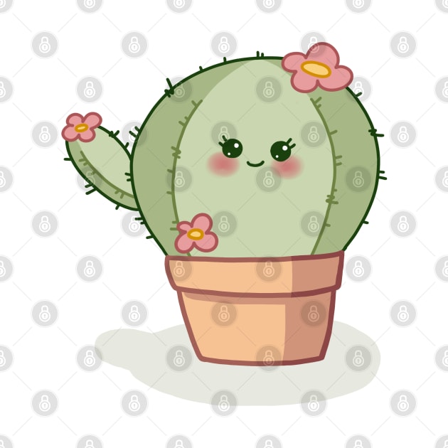 Sweet cactus says hello by Arpi Design Studio