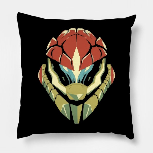 Metroid Pillow by InspiredByTheMagic