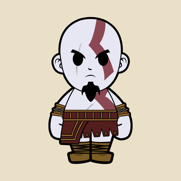 Kratos God of War Chibi by nataliawinyoto