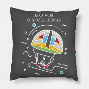 Love Cycling Pillow