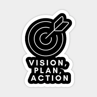 Vision Plan Action (bulls eye) Magnet