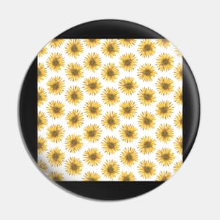 Field of lemony yellow sunflowers Pin