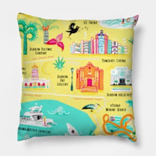 Durban Map Pillow