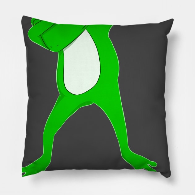 Dub frog Pillow by Zimart