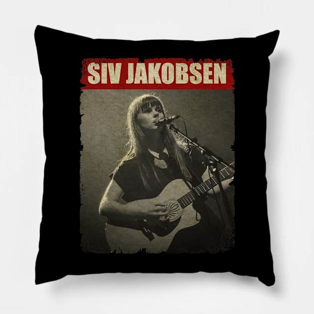 Siv Jakobsen - NEW RETRO STYLE Pillow by FREEDOM FIGHTER PROD