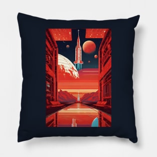 Soviet space art Pillow