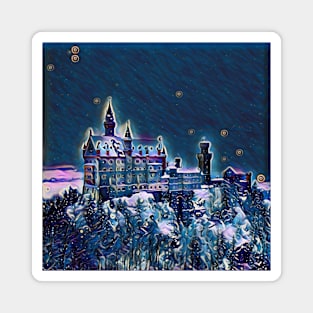 Castle On The Hills Graphic Art Design | Digital Art | Painting Magnet