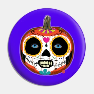 Day of the Dead - Pumpkin Decoration Pin