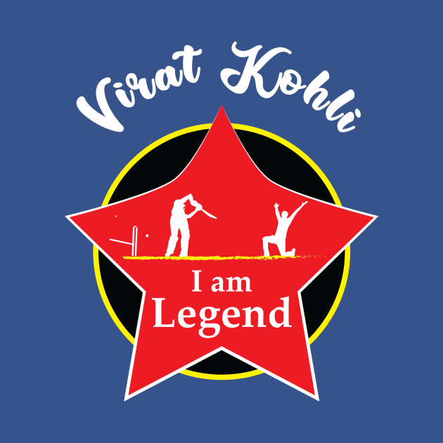 Virat Kohli - I am Legend T-shirt by VectorPB