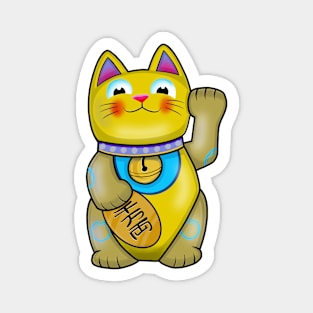 Cute Maneki Neko Lucky Cat Magnet