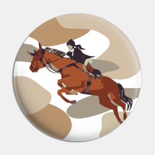 Horse Rider Pin