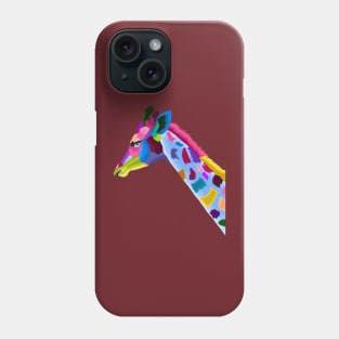 giraffe colorful pop art Phone Case