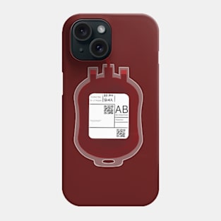 AB+ Blood Bags Phone Case