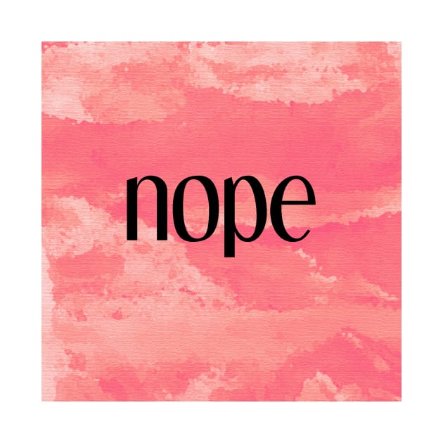 nope by inSomeBetween