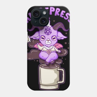 I Am Depresso - Cute Anime Kawaii Baphomet T-Shirt Phone Case