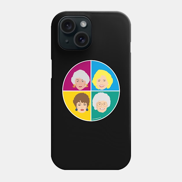 The Golden Girls - Complete Set of all four Phone Case by Greg12580