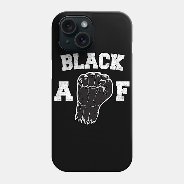 Black AF Phone Case by Rebrand