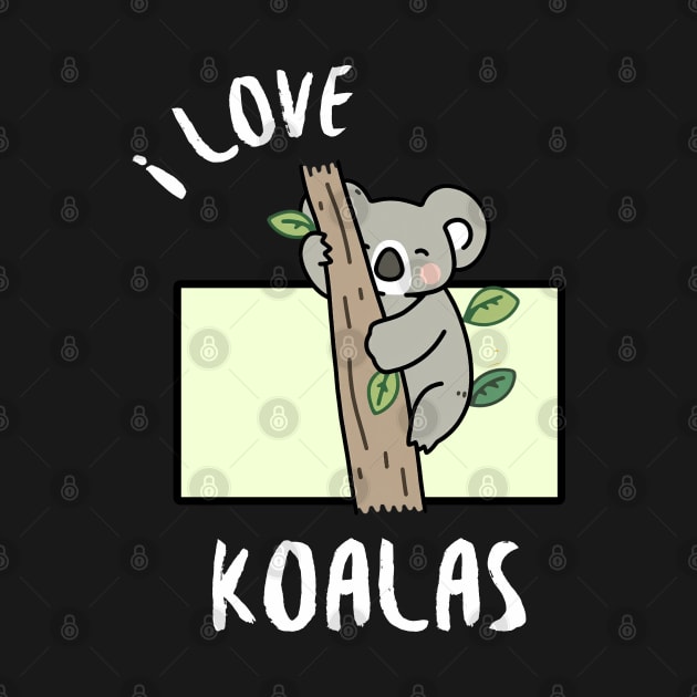 Cute Koala on tree Branch by Eine Creations