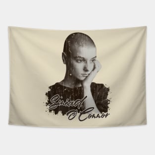 Vintage Style Sinéad O'Connor Photo Tapestry