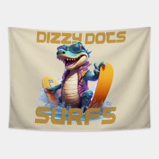 WaveRider Aquatic Adventure T-Shirt "Dizzy Dots" Tapestry