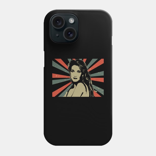 Celine Dion || Vintage Art Design || Exclusive Art Phone Case by Setipixel