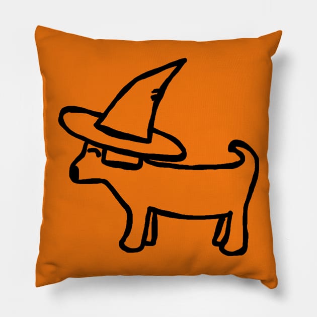 Halloweenie Pillow by PelicanAndWolf