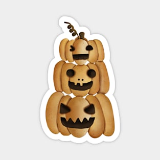Cute Jack o lanterns Halloween Magnet