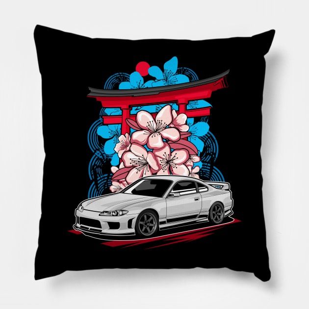 Nissan Silvia s15 Pillow by JDMAPEX