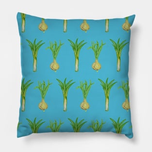 Onion and leek pattern Pillow