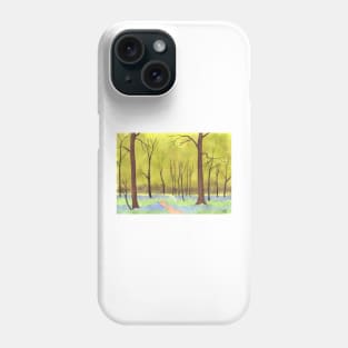 Bluebell Woodland Phone Case