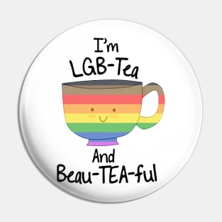 LGB-Tea And Beautiful Pin