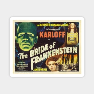 THE BRIDE OF FRANKENSTEIN - 2.0 Magnet