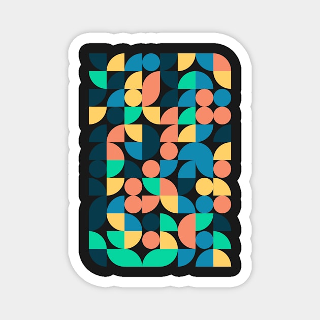 Rich Look Pattern - Shapes #19 Magnet by Trendy-Now
