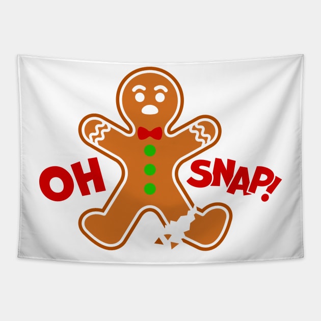 Gingerbread oh snap Tapestry by Hobbybox