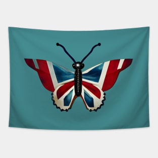 Union Jack Butterfly Tapestry