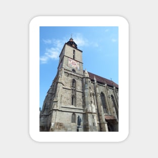 Brasov Black Church view Magnet