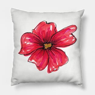 Red Bloom Pillow