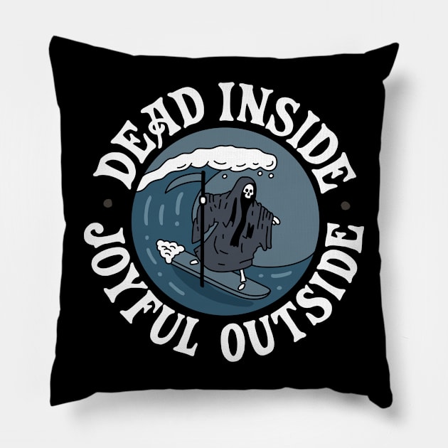 Dead inside Pillow by goshawaf