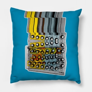 Sirin Synthesizer GlitchTribute Pop Art Pillow