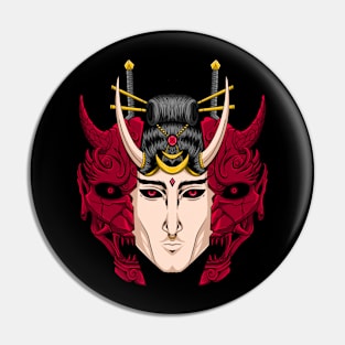 Oni geisha Pin