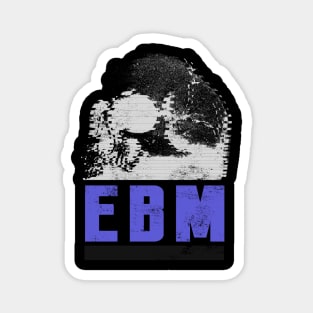 EBM error skull Magnet