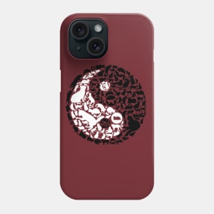 Yin Yan Cats Silhouettes Phone Case