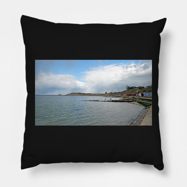 Colwell Bay Isle of Wight Pillow by fantastic-designs